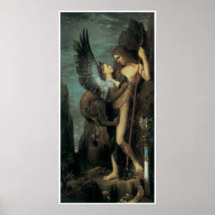 Poster Oedipus e a esfinge