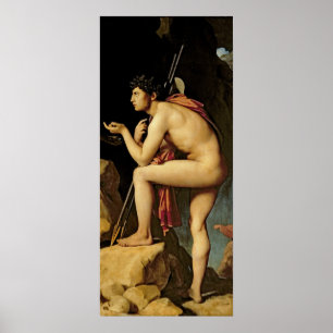 Poster Oedipus e a esfinge, 1808