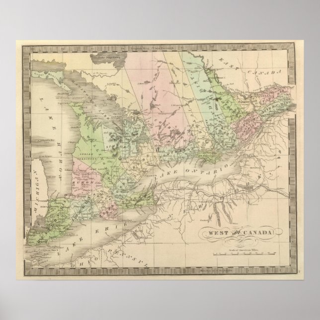 Pôster Oeste do Canadá (Frente)