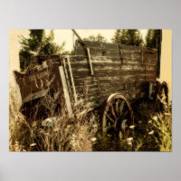 Oeste Russo País Marrom Vintage Fazenda Vagão