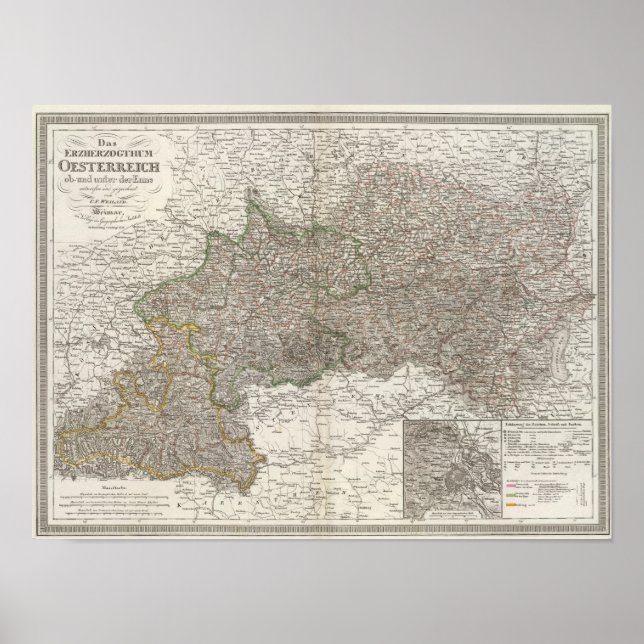 Pôster Oesterreich - Região de Viena (Frente)