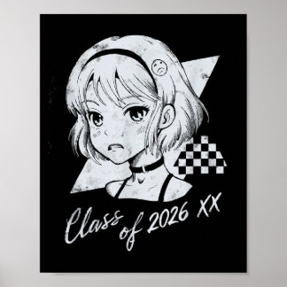 Poster Of Class Graduate Goth Anime