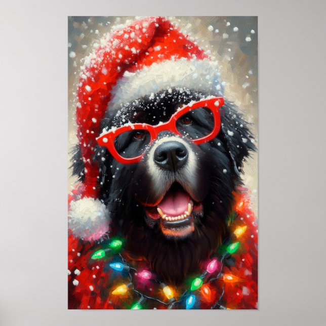 Poster of Silly Christmas Newfie (Frente)
