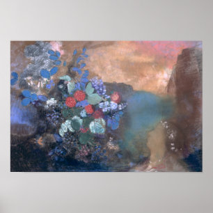 Poster Ofelia entre as Flores, c.1905-8