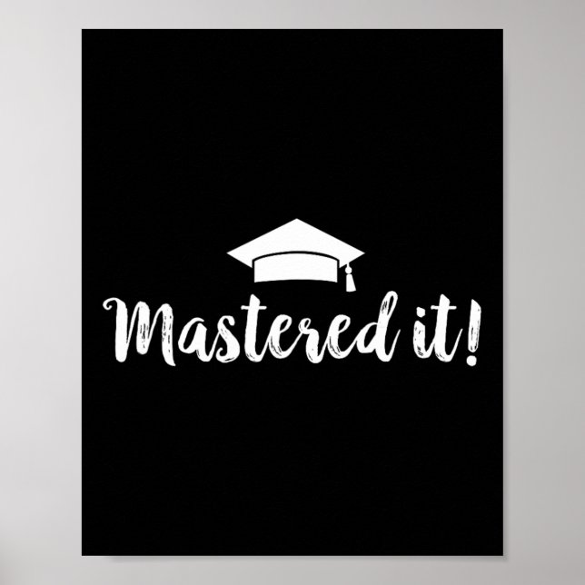 Poster Oferta de Graduação de Graus - Ti Mastered (Frente)