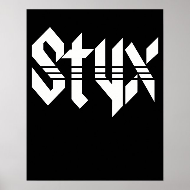 Poster Oferta De Música Do Styx Banda Tribute Design (Frente)