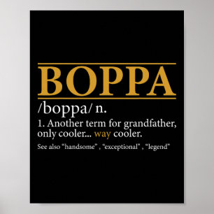 Poster Oferta de vovô para Dia de os pais de Definição Bo