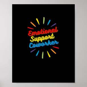 Poster Ofertas De Ajuda Emocional Do Colega De Trabalho P