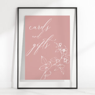 Poster Ofertas de placas de Chá de fraldas Floral do Eter