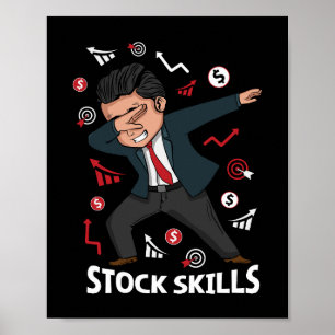 Poster Ofertas De Títulos Do Operador De Ações Homens Com