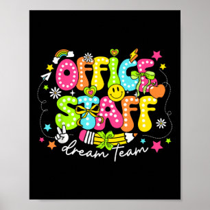 Poster Office Funcionarios Dream Team Primeiro Dia De Ret