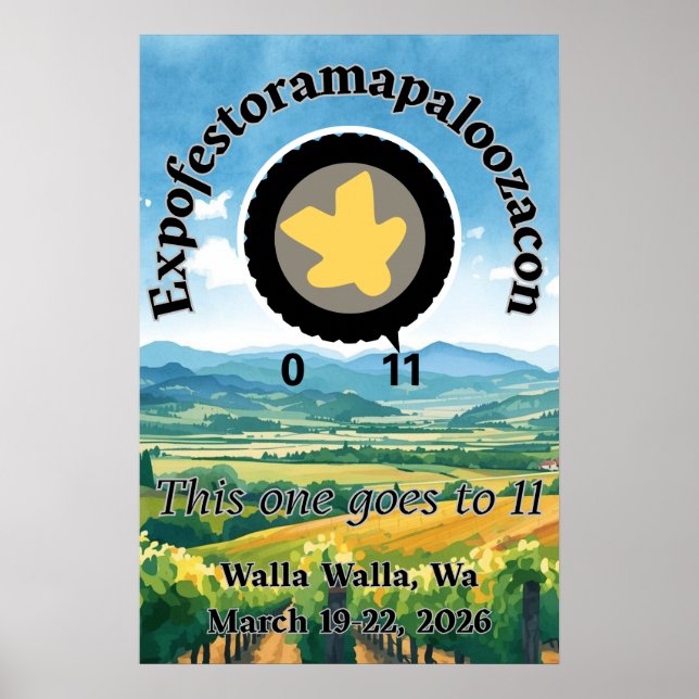 Poster Official EFORP 11 "This One Goes to Eleven" (Frente)