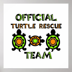Pôster Official Turtle Rescue Team 1