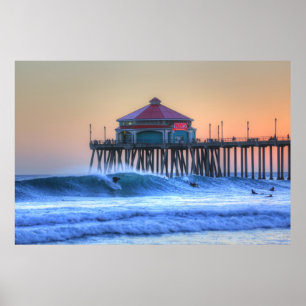 Pôster Offshore Winds Huntington Beach Pier