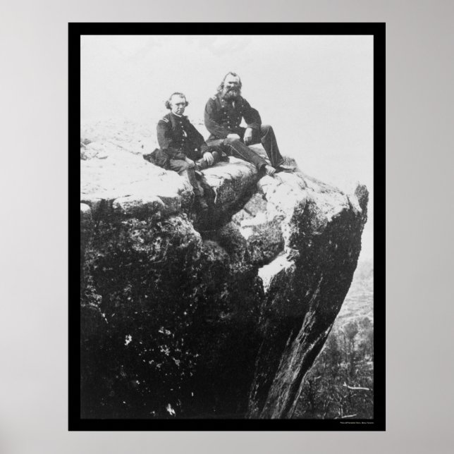 Pôster Oficiais criados na Montanha Lookout, TN 1864 (Frente)