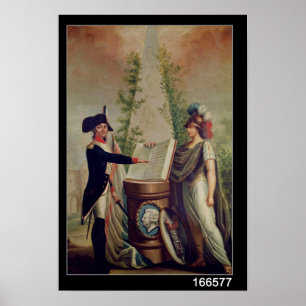 Pôster Oficial da Guarda Nacional jurando juramento