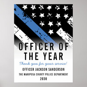 Poster Oficial de Polícia do Ano - Funcionário da Linha A