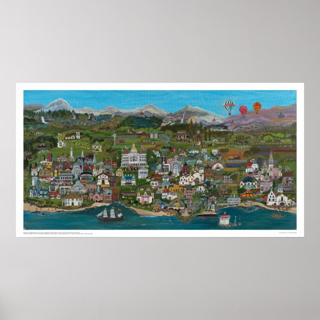 Poster Oficial do Estado da Califórnia (Frente)