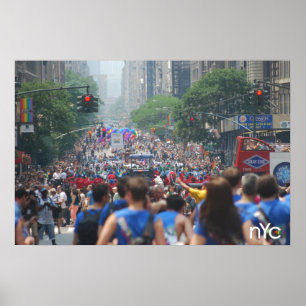 Poster oficial do orgulho de NYC