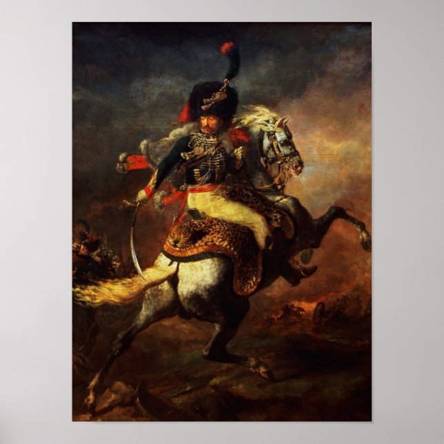 Pôster Oficial dos Hussars, 1814 (Frente)