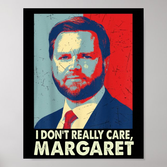 Poster Oficial Eu não me importo com Margaret Engraçado T (Frente)