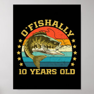 Poster Oficialmente 10 Anos de Idade Piada de Aniversário