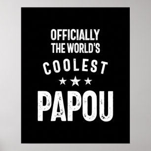 Poster Oficialmente o Papou Mais Legal do Mundo Padre Pr