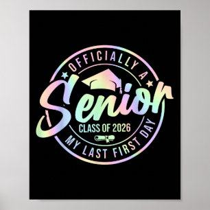 Poster Oficialmente um Sênior 2026 Meu Último Primeiro Di