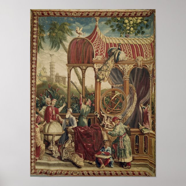 Poster Oficina de Astrônomos, Beauvais, 1711 (Frente)