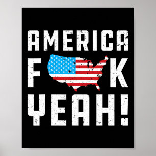 Poster Ofjuly America Sim Funny Gift