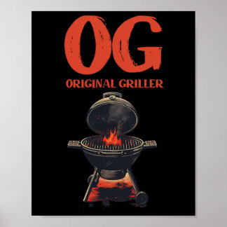 Poster Og Original Griller Churrasco Byrbecue Pitmaster G