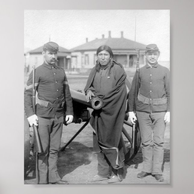 Pôster Oglala Indian Plmuito Hors (Frente)