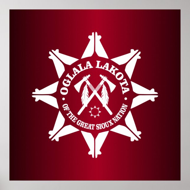 Poster Oglala Lakota (Frente)