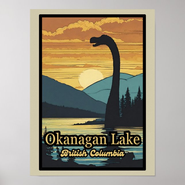 Poster Ogopogo, o lago de Okanagan Monster, 70s (Frente)