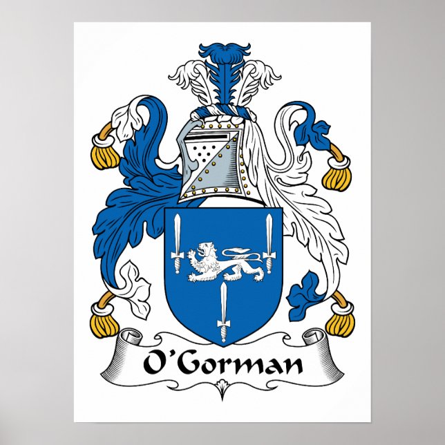Pôster O'Gorman Family Crest (Frente)
