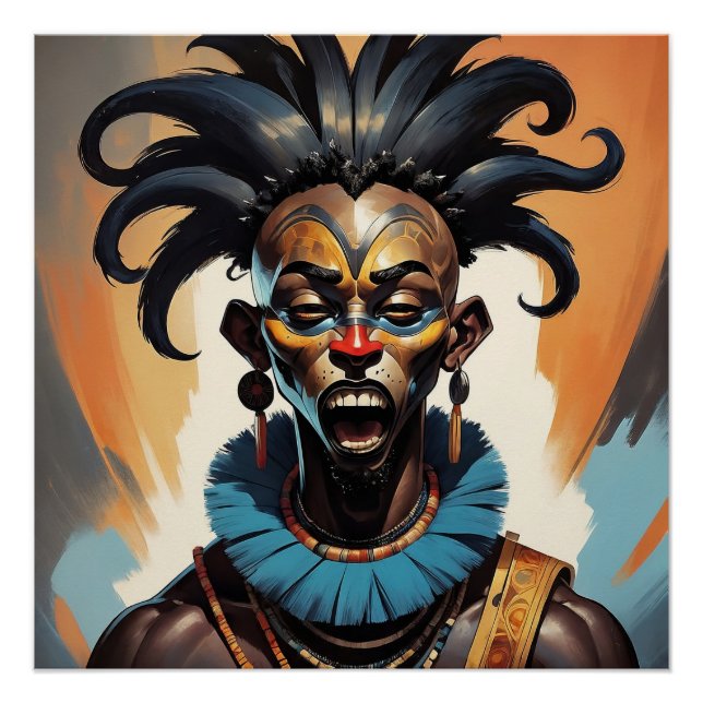 Pôster Ogun, dieu du fer et de la guerre (Frente)