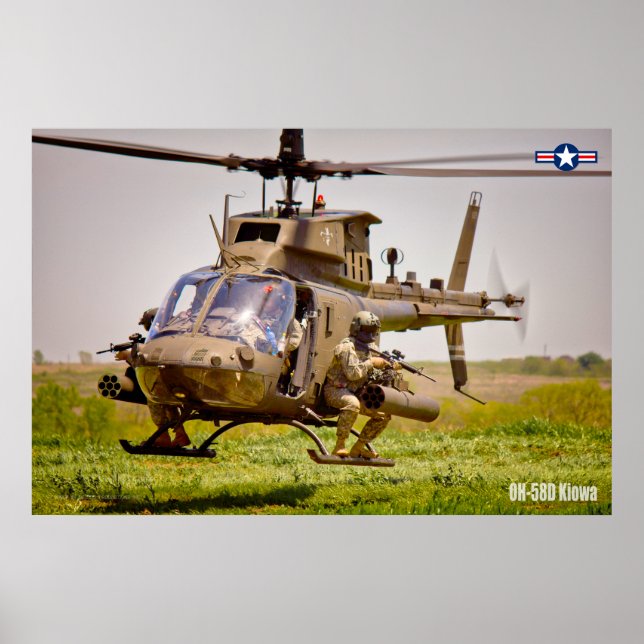 POSTER OH-58D KIOWA (Frente)