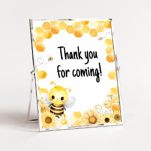 Poster Oh Babee Bee Chá de fraldas Obrigado por vir