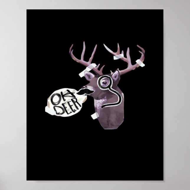 Poster Oh Deer Creative Signature Design  (Frente)