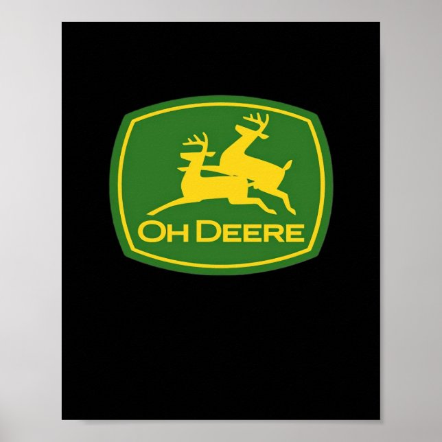 Poster Oh Deer Minimal Modern Design  (Frente)