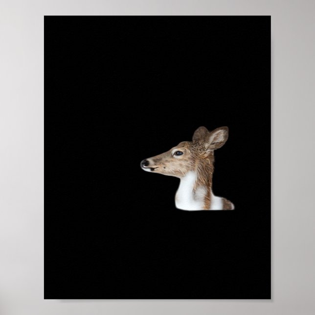 Poster Oh Deer Minimal Modern Design (Frente)