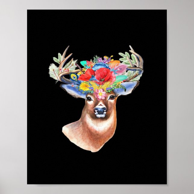 Poster Oh Deer Modern Artistic Style  (Frente)
