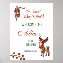 Oh, Deer! O Bebê Chegou! – Chá de Bebê de Natal