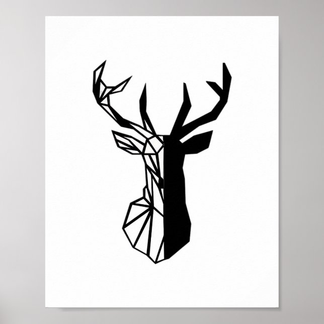 Poster Oh Deer Soft Minimal Vibe  (Frente)