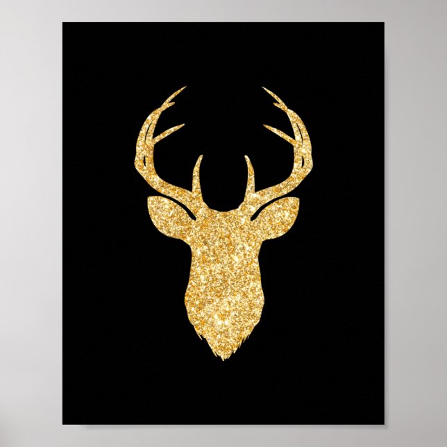 Poster Oh Deer What A Year Funny Christmas Holiday  (Frente)