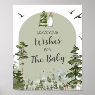 Poster Oh, Menino Adventure Floresta Pine Deixa Seus Dese