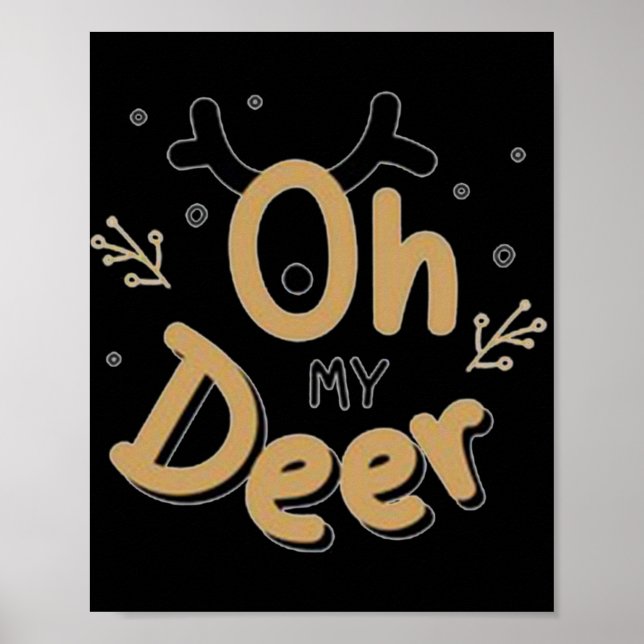 Poster Oh My Deer  (Frente)