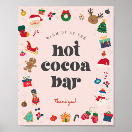 Poster Oh Que Diversão de Natal quente Sinal de Bar de ca