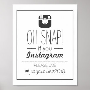 Poster Oh, Snap! Sinal de casamento