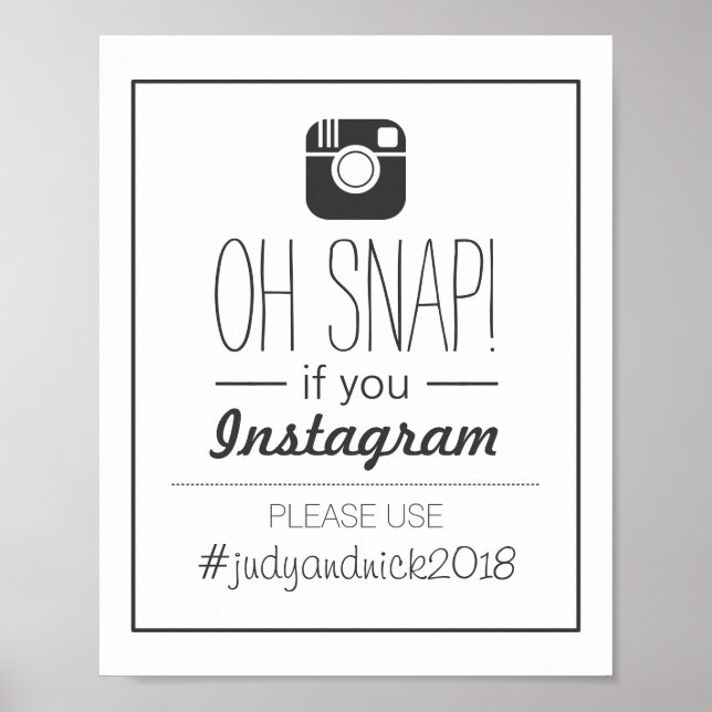 Poster Oh, Snap! Sinal de casamento (Frente)